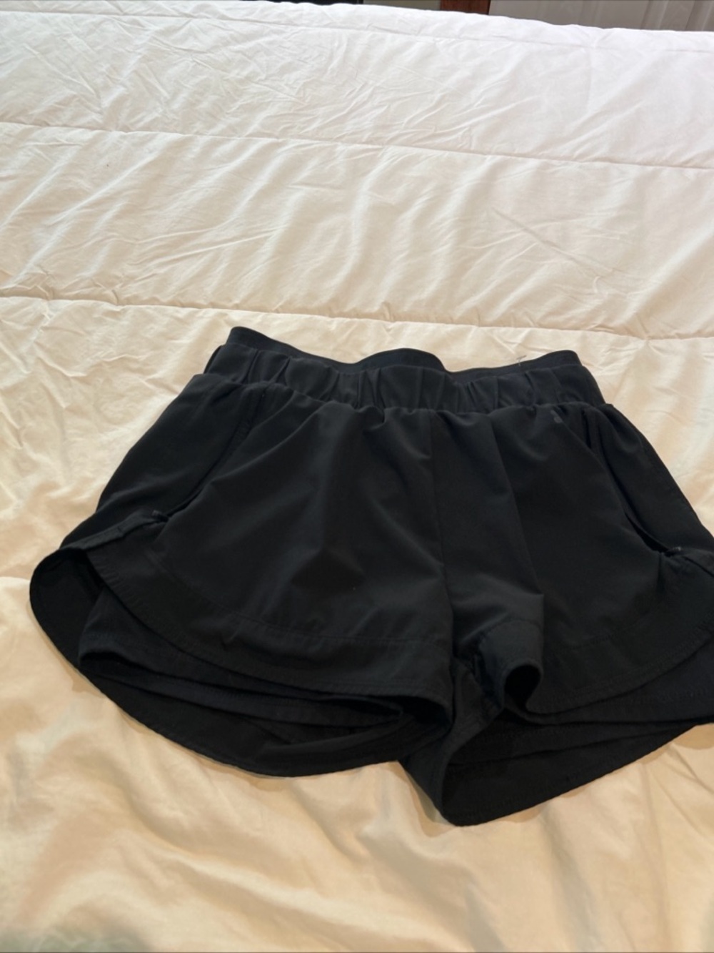 Sweaty Betty Black Tempo Run High Rise Lined Shorts Size S Yoga Gym New